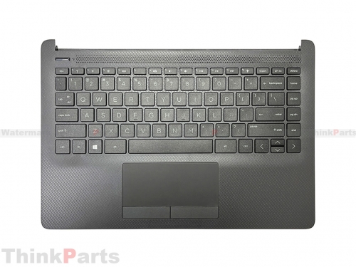 New/Original HP 14-CF 14-DK 14.0" Palmrest Keyboard Bezel US Non backlit L91187-001 JetBlack