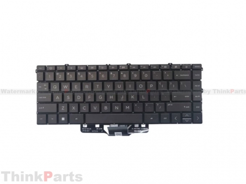 New/Original HP Envy x360 15-EW 15-EY 15.6" US-English Backlit keyboard Brown TPN-C157