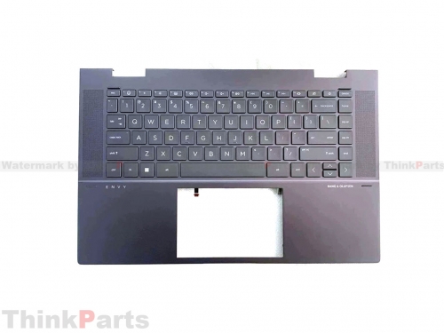 New/Original HP Envy x360 15-EW 15-EY 15.6" Palmrest Keyboard Bezel US Backlit N09668-001