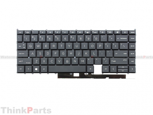 New/Orig HP Elitebook x360 1040 G7 G8 14.0" US-English Backlit Keyboard Black
