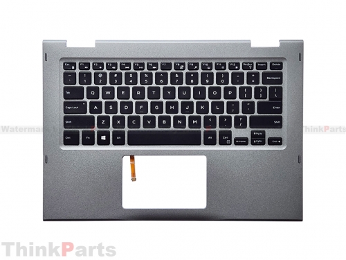 New/Original Dell Inspiron 5368 5378 13.3" Palmrest Keyboard Bezel US Backlit Gray 0JCHV0
