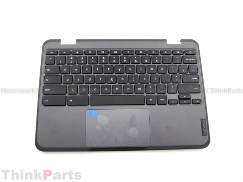 New/Original Lenovo 100e Chromebook Gen 3 11.6" Palmrest Keyboard Bezel US with Touchpad 5M11H52901