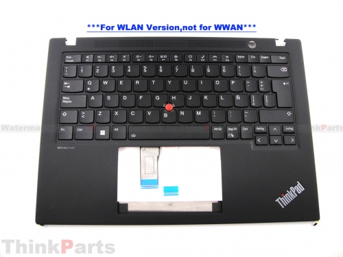 New/Original Lenovo ThinkPad T14s Gen 4 14.0" Palmrest Keyboard Bezel Latin Spanish backlit WLAN 5M11L59369