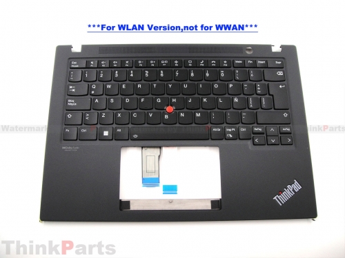 New/Original Lenovo ThinkPad T14s Gen 3 14.0" Palmrest Keyboard Bezel Latin Spanish backlit  WLAN 5M11H27495