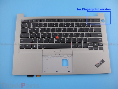 New/Original Lenovo ThinkPad E14 Gen 2 Palmrest Keyboard Bezel US Backlit for Fingerprint Version 5M11A35546
