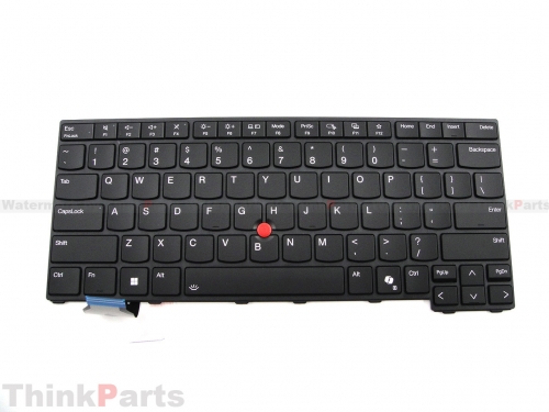 New/Original Lenovo ThinkPad L14 Gen 5 14.0" Keyboard US-English Backlit Black 5N21M38521