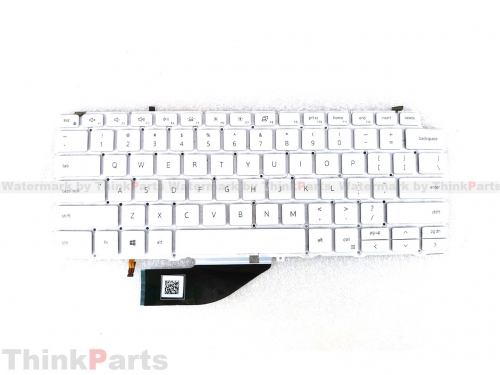 New/Original Dell XPS 13 7390 9310 2-in-1 13.3" US Backlit Keyboard 0X7C56 0V2173 White