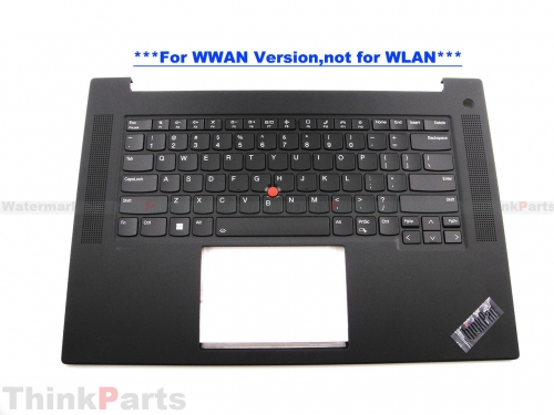 New/Original Lenovo ThinkPad P1 Gen 4 5 16.0" Palmrest Keyboard Bezel US Backlit WWAN 5M11D12148