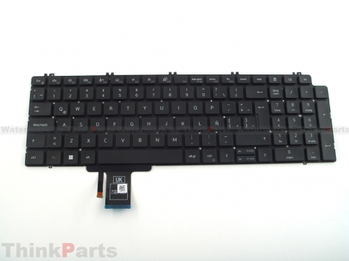 New/Original Dell Precision 7550 7560 7750 7760 Latin-Spanish Backlit Keyboard Black 0KG9G3