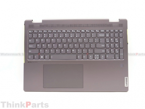 New/Original Lenovo ideapad Yoga 7 16IAP7 16IAH7 16.0” Palmrest Keyboard Bezel US backlit for Fingerprint 5CB1J01825