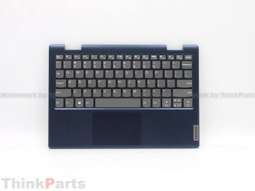 New/Original Lenovo ideapad Flex 3-11IGL05 Palmrest Keyboard Bezel US English Blue 11.6" 5CB0X56486