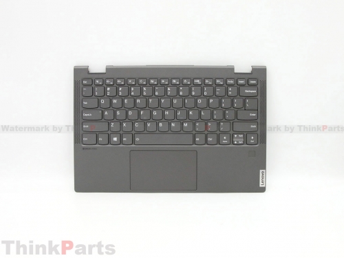 New/Original Lenovo Yoga C640-13IML Palmrest Keyboard Bezel Upper US Backlit Gray 5CB0W43758