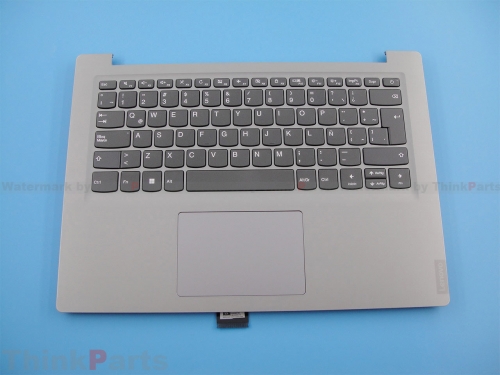 New/Original Lenovo Ideapad S145-14IWL 14IGM Palmrest Keyboard Bezel Latin Spanish Silver 14.0" 5CB0S17105