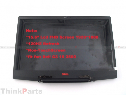 New/Original DELL G3 15 3500 144Hz FHD IPS LCD Screen All Lcd Assembly Black Red Logo 0YGCNV