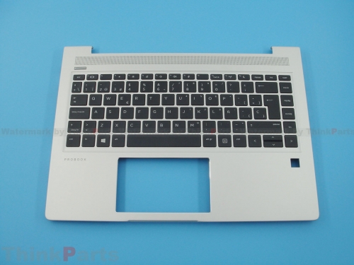 New/Original HP Probook 440 445 G6 G7 14.0" Palmrest Bezel Spanish Non backlit Keyboard Silver L65225-071