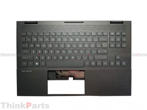 New/Original HP OMEN 15-EN 15-EK TPN-Q236 TPN-Q238 15.6" Palmrest Bezel US RGB-backlit M00667-001