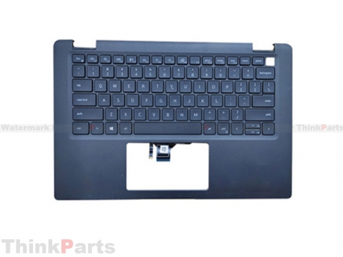 New/Original DELL Latitude 7310 13.3" Plamrest Keyboard Bezel No-SC US Backlit 02VDFT Black