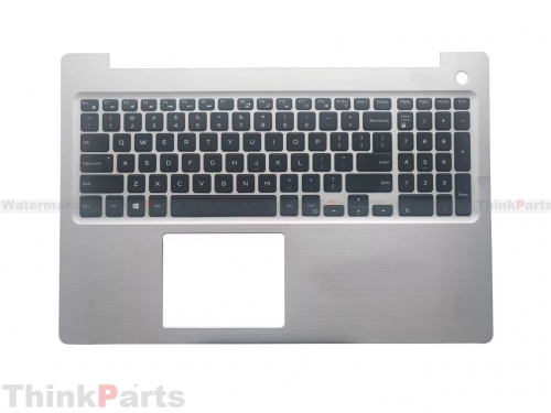 New/Original Dell Inspiron 5570 5575 15.6" Palmrest Keyboard Bezel US Non backlit Silver 0MR2KH