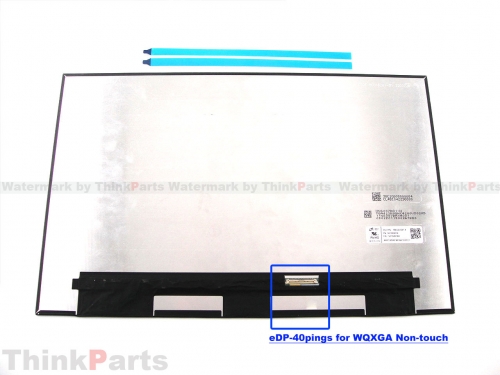 New/Original Lenovo ThinkPad T16 P16s Gen 1 Lcd Screen WQXGA 2.5k Non-Touch eDP 40-Pings 16.0" 400nits 5D10V82384