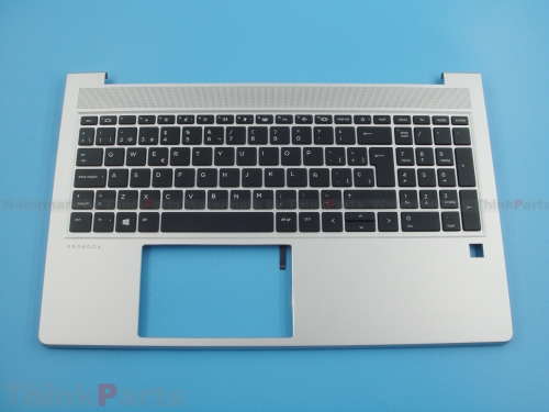 New/Original HP Probook 450 455 G10 Palmrest Keyboard Bezel Spanish Backlit N43874-071