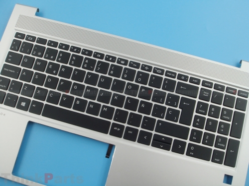 HP Probook 450 455 G10 Palmrest Keyboard Bezel Spanish Backlit
