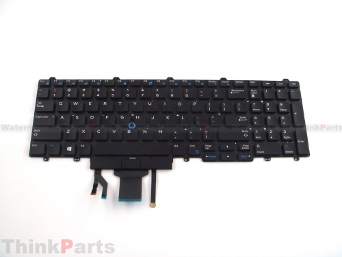 New/Original Dell Precision 3520 7520 7720 US-English Backlit w/Point Keyboard 383D7