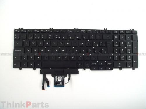 New/Original Dell Precision 3540 3541 3550 3551 15.6" Spanish Backlit Keyboard Dual Point 0XT0PR