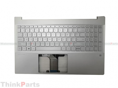 New/Original HP Pavilion 15-EG 15-EH Palmrest Keyboard Bezel US Backlit NFP M08912-001 SV