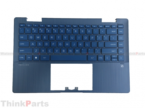 New/Original HP Pavilion x360 14-EK Palmrest Keyboard Bezel US Backlit NFP N09438-001 BLE