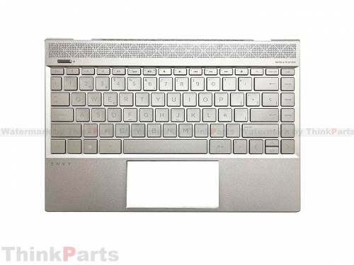 New/Original HP Envy 13-AH 13.3" Palmrest Keyboard Bezel Spanish Backlit Gold L19541-071