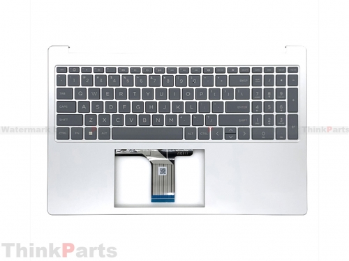 New-Original HP 250 255 G10 15.6" Palmrest Keyboard Bezel No Fingerprint US Non backlit UMA N40880-001