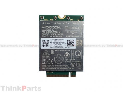 HP EliteBook 4G Module WWAN Card L860-GL-16 XMM7560R LTE Cat16 N00182-005