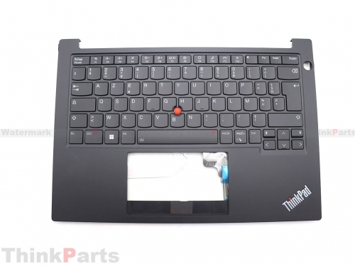 New/Original Lenovo ThinkPad E14 Gen 5 Palmrest Keyboard Bezel French Backlit Black 5M11L92535