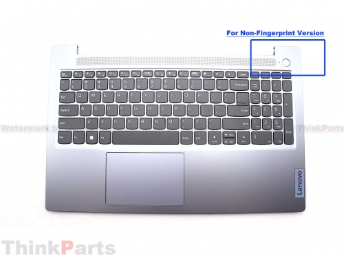 New/Original Lenovo ideapad Slim 3 15IRU8 Palmrest Keyboard Bezel US Non-Backlit Keyboard for Non-Fingerprint 5CB1L45744