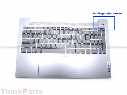 New/Original Lenovo ideapad Slim 3 15IRU8 Palmrest Keyboard Bezel US Backlit for Fingerprint 5CB1L45902