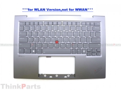 New/Original Lenovo ThinkPad X1 2 in 1 Gen 9 Keyboard Bezel Palmrest US Backlit Keyboard for WLAN 5M11P34966
