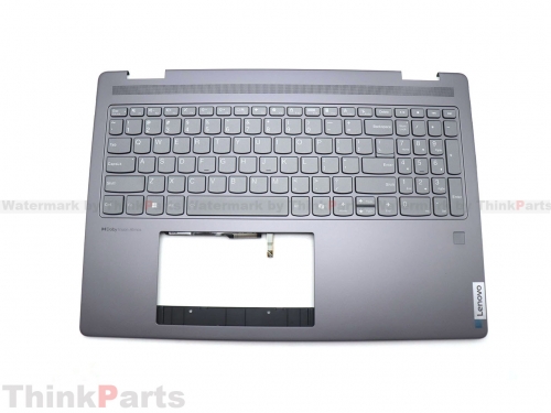 New/Original Lenovo Yoga 7 2-in-1 16IML9 Palmrest Keyboard Bezel US Backlit for Fingerprint Version 5CB1N95158