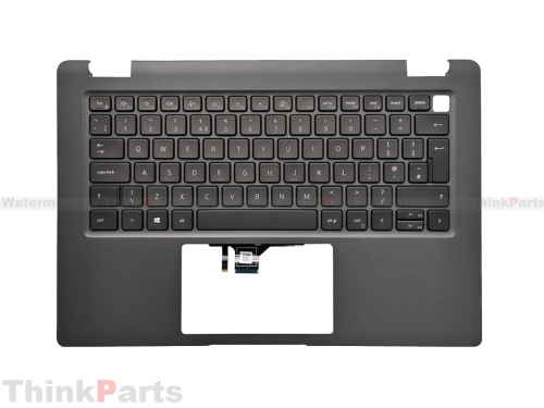 New/Original Dell Latitude 3440 3450 14.0" Palmrest Keyboard Bezel UK Backlit No-Sim Black 0R2DCD
