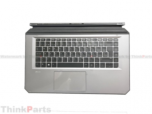 New/Original HP ZBook X2 G4 14.0" Palmrest Keyboard  Bezel Spanish Backlit L03264-071