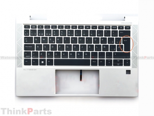 New HP Elitebook 830 835 G8 13.3" Palmrest Bezel Spanish Backli Keyboard M36413-071
