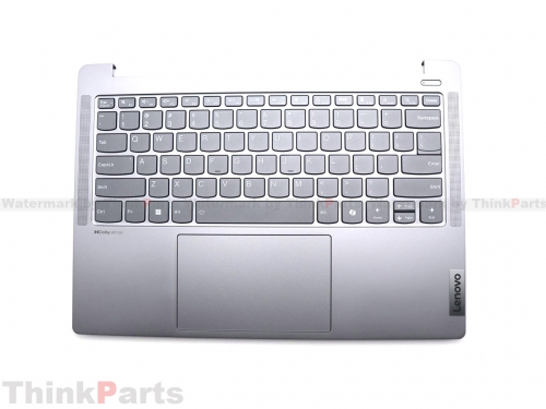 New/Original Lenovo IdeaPad Pro 5 14AHP9 Keyboard Bezel Palmrest Upper US Backlit Gray 5CB1N90824