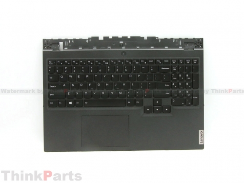 New/Original Lenovo Legion 5-15ACH6H 15ACH6A Palmrest keyboard Bezel US White Backlit Keyboard Black 5CB1C74773