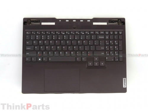 New/Original Lenovo Legion S7 16IAH7 16.0" Palmrest Keyboard Bezel US white Backlit Keyboard Black 5CB1J04381