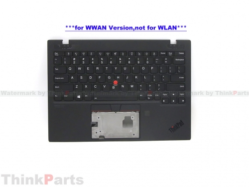 New/Original Lenovo ThinkPad X1 Nano Gen 1 Palmrest Keyboard Bezel Upper Case US Backlit WWAN 5M11B38425 
