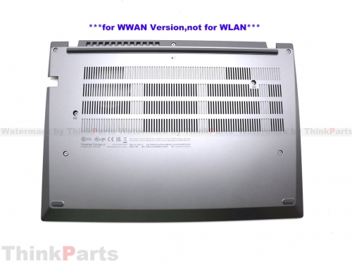 New/Original Lenovo ThinkPad T14 Gen 5 Base Cover Lower Case Gray WWAN 5CB1M21632