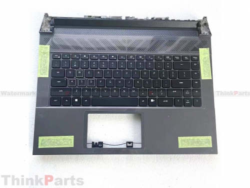 New/Original DELL G16 7630 7635 Palmrest Bezel with US Backlit Standard Keyboard 0XYT06