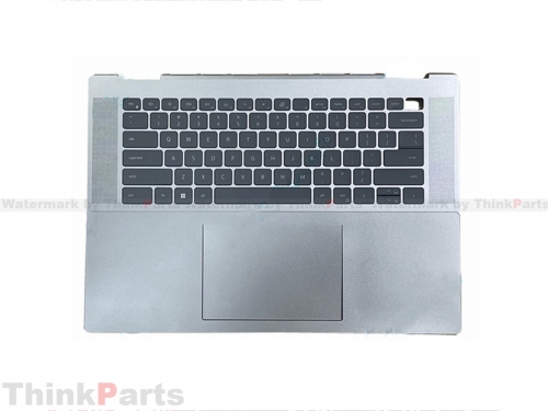 New DELL Inspiron 7620 2in1 16.0" Palmrest Keyboard Bezel US Backlit Silver 0MN1PK