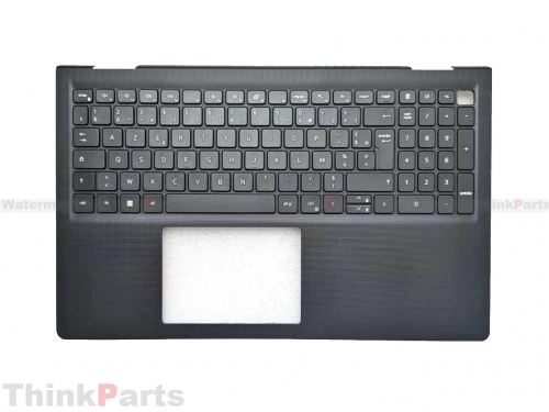 New/Original Dell Vostro 3520 3530 Palmrest Keyboard Bezel French Non backlit without TypeC 04XC2N