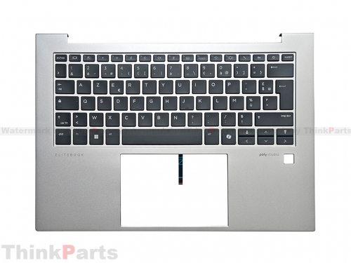 New/Original HP Elitebook 840 845 G11 14.0" Palmrest Keyboard Bezel French Backlit Silver N93655-051