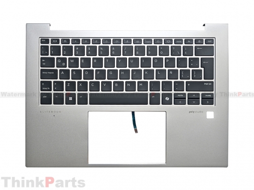 New/Original HP Elitebook 840 845 G11 14.0" Palmrest Keyboard Bezel Latin-Spanish Backlit N93655-161